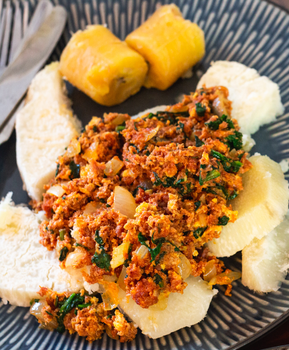 •Corned Beef Stew	GHS 110 (With a side of Plain rice/ Boiled yam/ Boiled plantain/potato